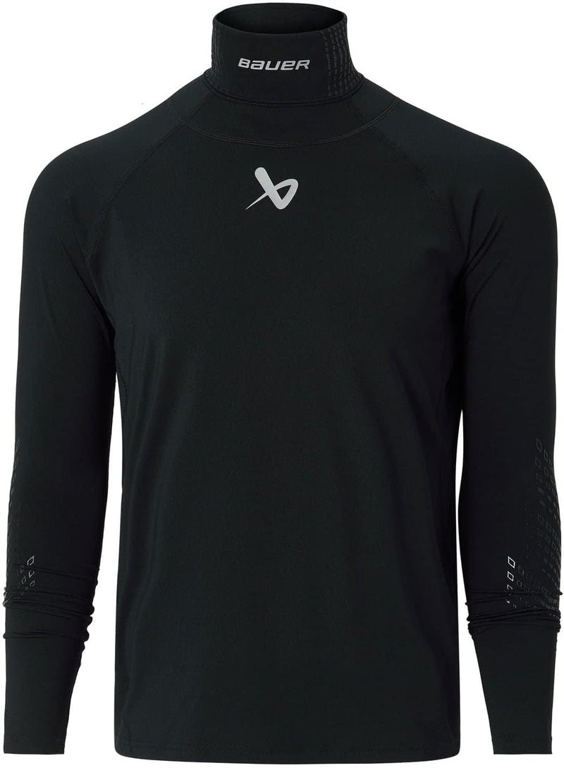 Hockey Neck Protect Long Sleeve Shirt, Youth